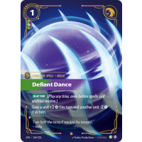 リフトバウンド　riftbound defiant dance Defiant Dance 196/221 Foil Riftbound Spiritforged League of